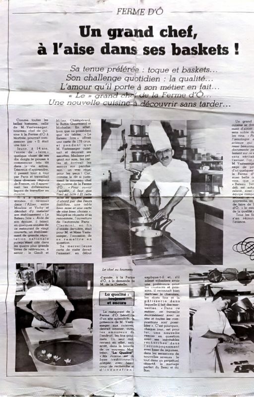 40 ans de cuisine-parcours du chef Olivier